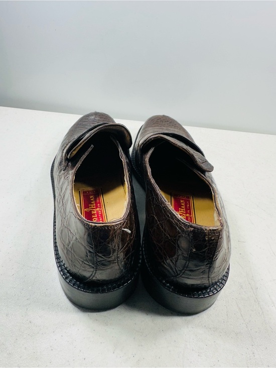 Cole Haan Men’s Brown Alligator Loafer Shoes Size 9